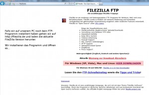 Fielzilla FTP Programm herunterladen